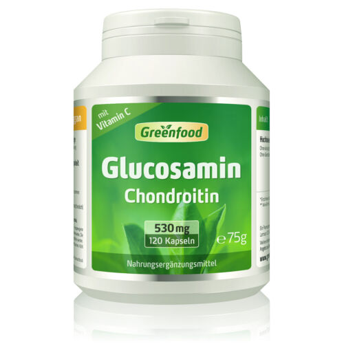 Greenfood Glucosamine + Chondroitin, 530 mg - Picture 1 of 7