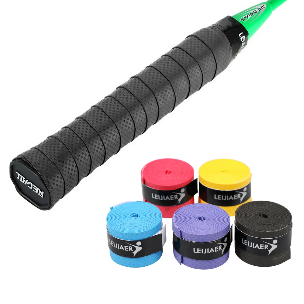 of 5pcs Tennis Racket Overgrips skid Sweat Tape Wraps Badminton