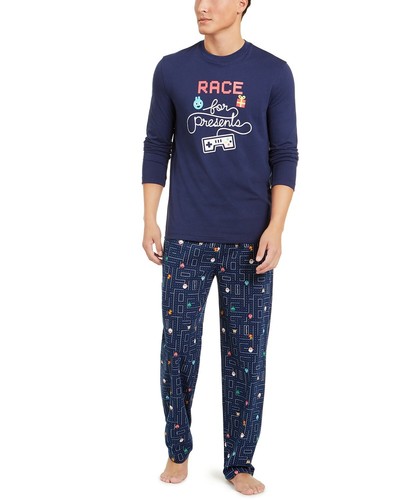 Family Pjs Mens Matching Men's Race For Pajama Set 2 Piece