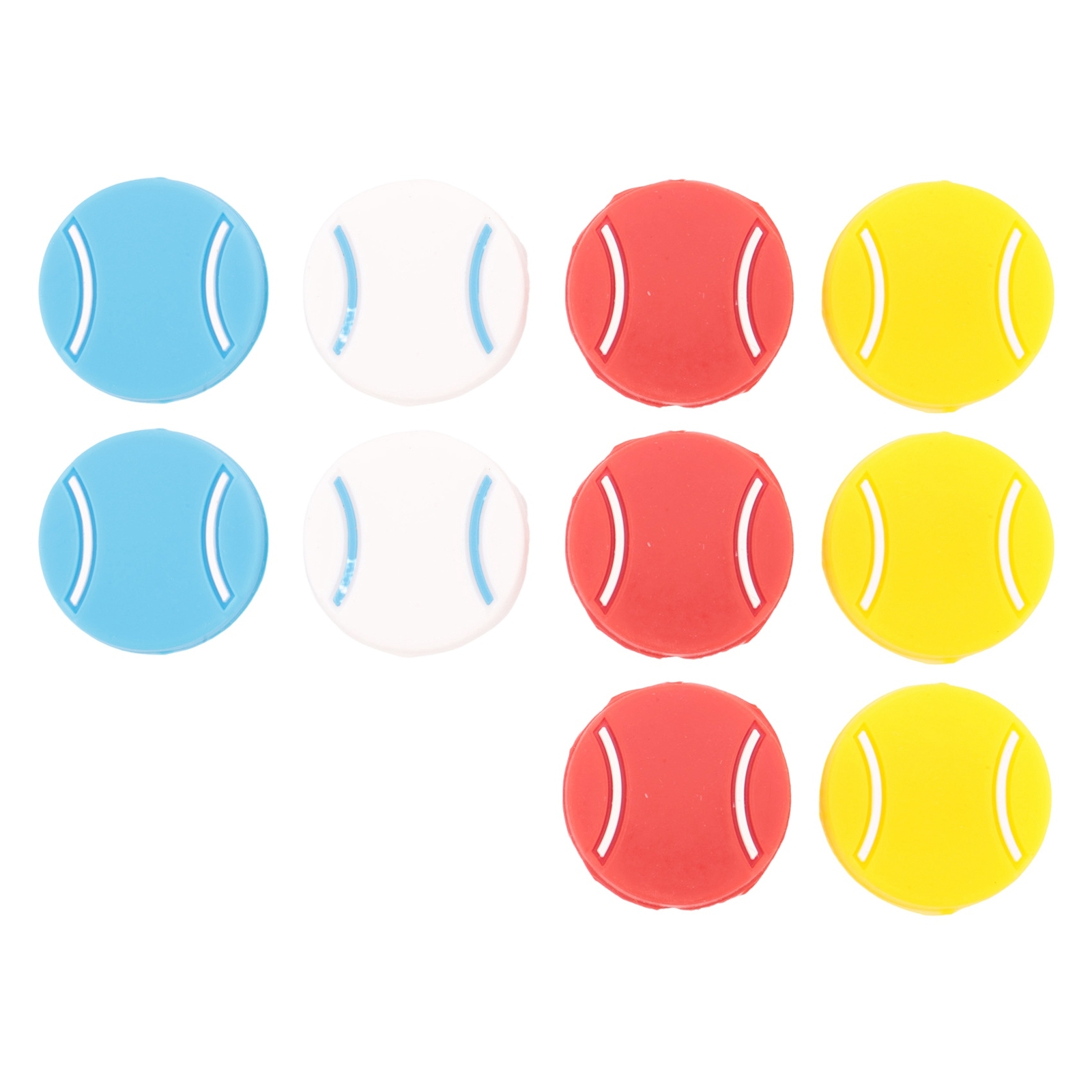 10PCS Tennis Racket Vibration Dampeners Tennis Shape Tennis Racquet Shock4688