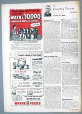 Foto de anuncio de alimentación de 1956 10x15 con Carol Gaser de Valley City Ohio
