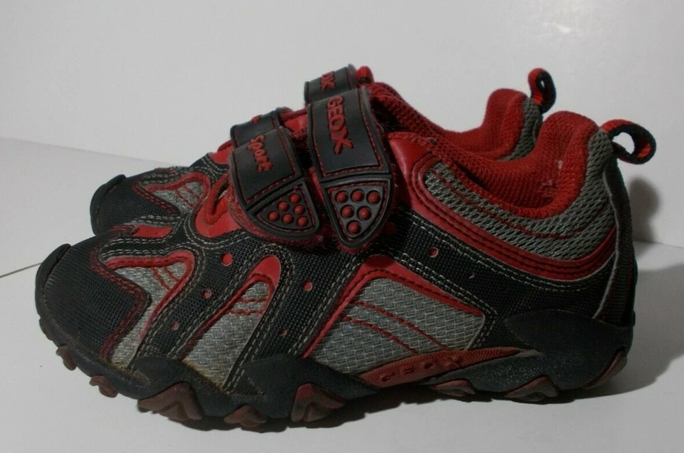  GEOX RESPIRA SPORT Boys Shoes Size 10 US/ 27 Euro Leather/ Suede/ Mesh  - Image 2 of 4