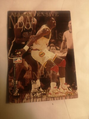 Karten Sammlung Nba Fleer 94 95 All Defensive Team Hakeem Olajuwon Latrell...