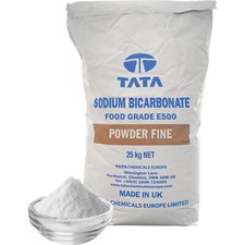 Sodium Bicarbonate of Soda / Baking Soda / Powder Bicarb FOOD Grade 25kg TATA 