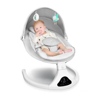 Electric Baby Swing for Infants to Toddler| Portable Infant Swing with Remote Co