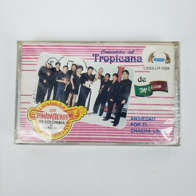 CASSETTE TAPE LOS DINAMITEROS DE COLOMBIA ANSIEDAD POR TI CHACHA LINDA  MAR Y CI
