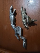 Early Ford And Lincoln Grey Hound Hood Ornament Lot Of 2 Early Ford And Lincoln Grey Hound Hood Ornament Lot Of 2