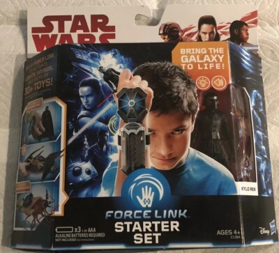 Star Wars Force Link Starter Set Kylo Ren Figure Activate Lights Sound Jedi Rise