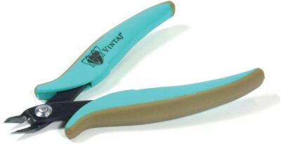 Vintaj Tools by Beadsmith Semi-Flush Cutter   5-Inches Grey / Turquoise 