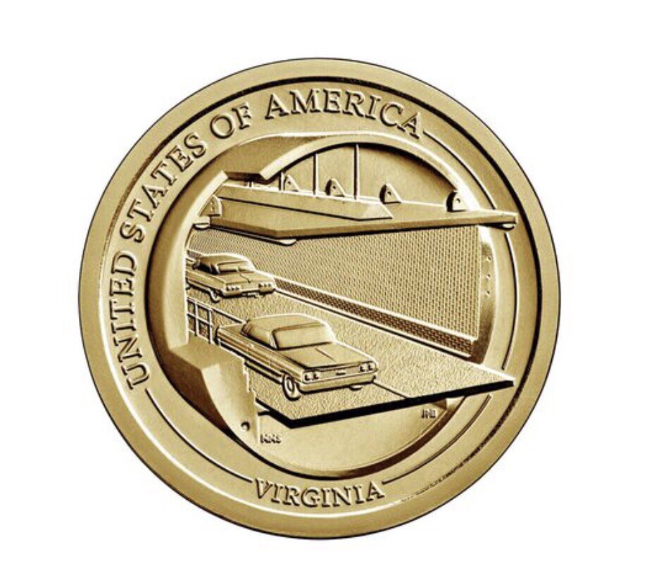 2021 P&D 2 Coin Set-American Innovation $1 Coin  - Virginia