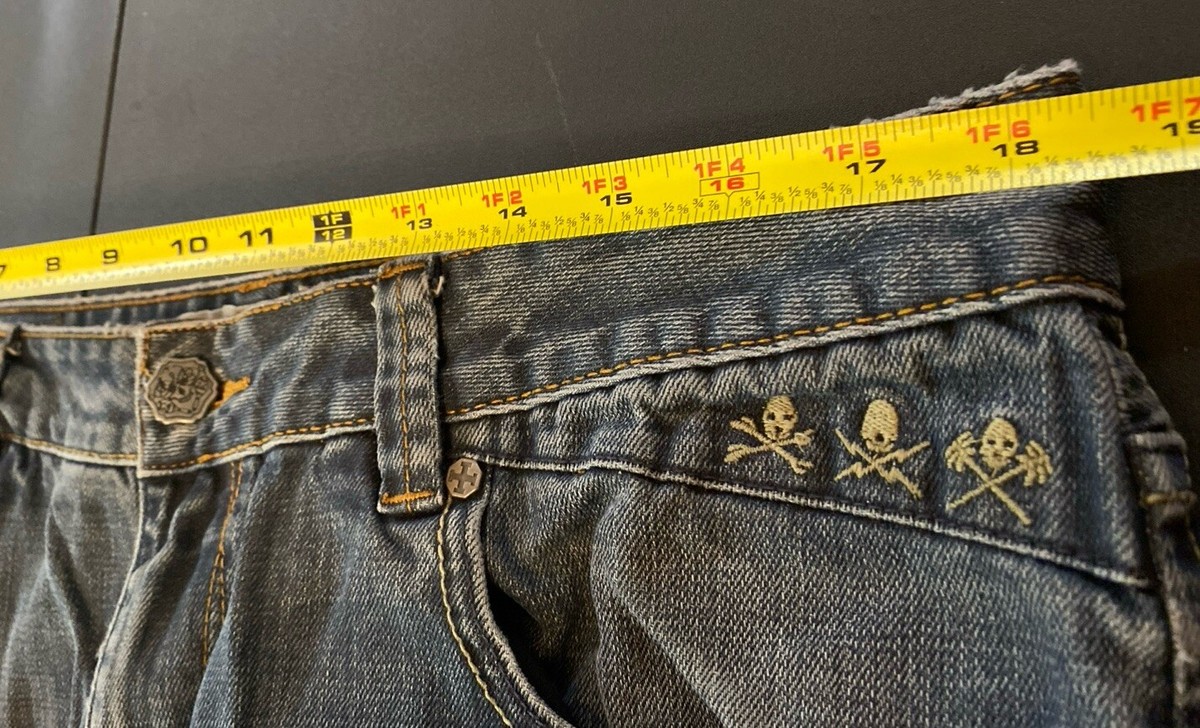 Vintage QUIKSILVER Baggy carpenter Jeans sz 36 Jnco Kikwear