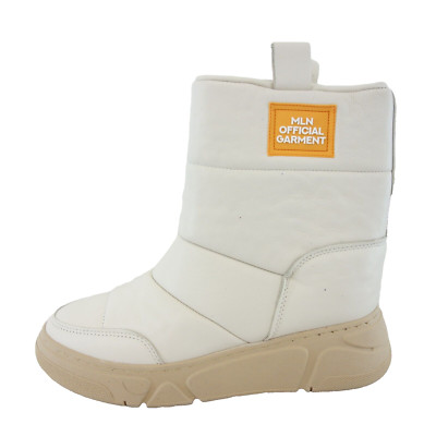 Stiefel Weiß Melinde 39 Damen Schuhe Boots Winter Warm echt Leder MLN Np 149 Neu