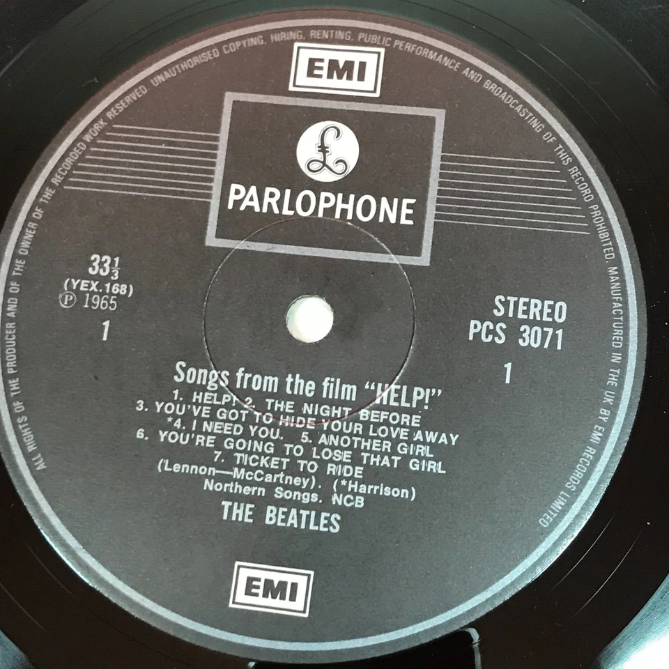 THE BEATLES Help! 1981 UK vinyl LP film soundtrack Ticket to ride D - Image 4 of 4