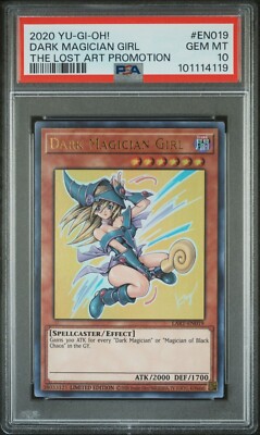 Yugioh Dark Magician Girl LART-EN019 Limited Ultra Rare Lost Art