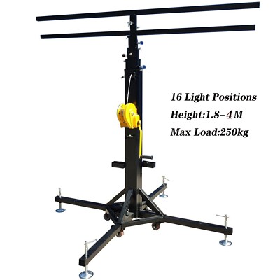 Heavy Duty Stage Lighting Truss Crank Stand Lift Tower Truss Adapter 5.9-13ft