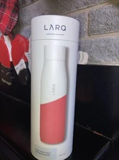 Larq Bottle Movement self cleaning water bottle 24 Oz Coral/White