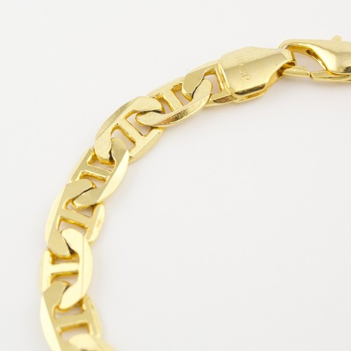Nachlass Mariner Gliederkette Armband vergoldet groß Herrengröße 8,25” - Bild 6 von 7