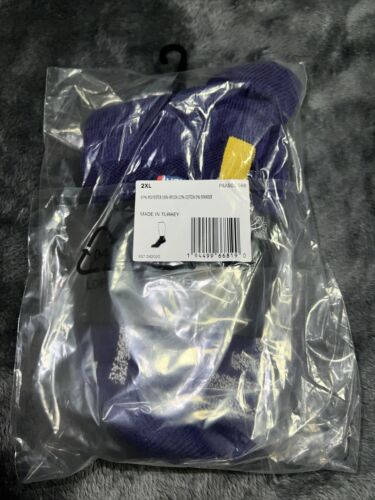 2XL Nike NBA Authentics ELITE Socks Purple Issued PAA503-566 - Picture 1 of 2