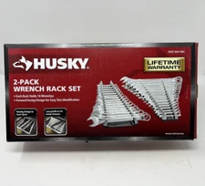 Husky 16-Piece Wrench Rack (2-Pack) | Racks Storage Metric SAE Reversible