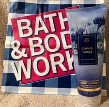 NEW Denim  Daisies 8 oz Ultimate Hydration Body Cream Bath  Body Works