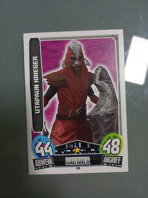 Force Attax Movie Cards 3 125 - UTAPAUN KRIEGER - Pau'aner - Die Republik