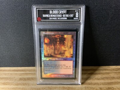 MTG Blood Crypt (Retro Frame) Foil Ravnica Remastered RVR TCCG 8