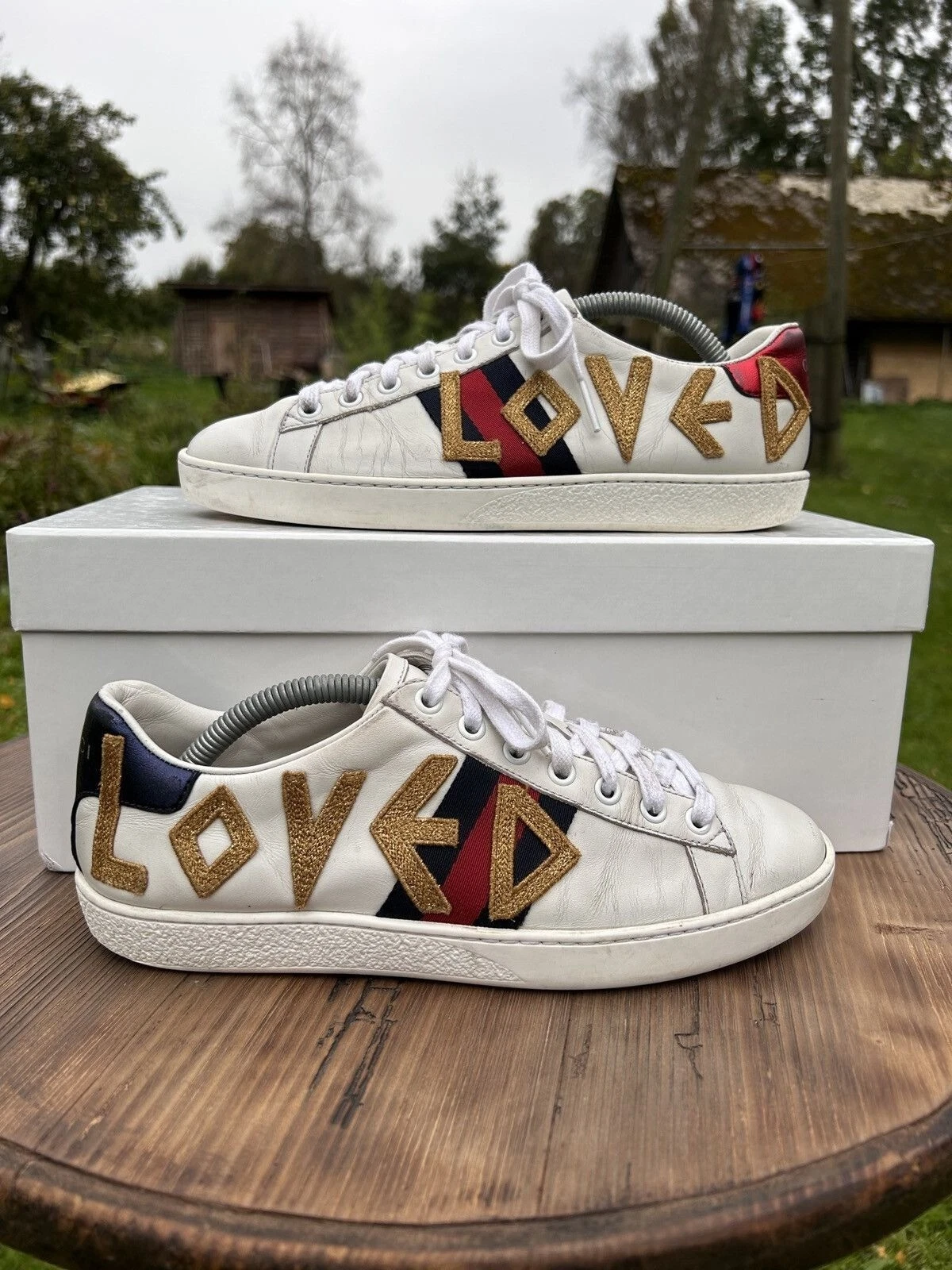 Baskets basses Gucci Ace brodées Loved 505328 taille 37