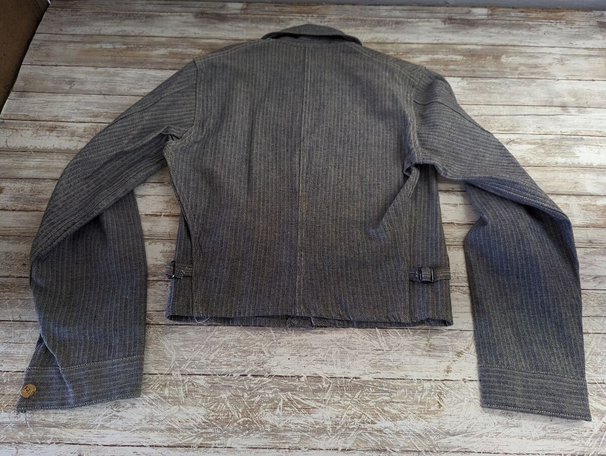 KEY Vintage 1960s Short Jacket 4 Pocket Side Adjuster Men's KEY Vintage 1960s Short Jacket 4 Pocket Side Adjuster Men's