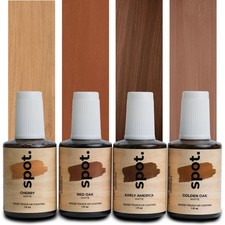 Light Brown Wood Stain Repair Kit, Brush-On Touch-Up Stain Bottles, Golden Oa...