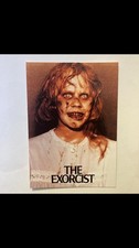 Linda Blair the Exorcist (1973) Movie Film Poster Postcard Horror Halloween