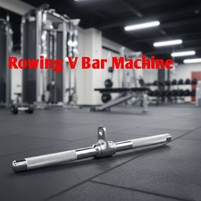Press Rowing V Bar Machine Multi Cable Attachment Lat Pulldown Tricep Gym Gear