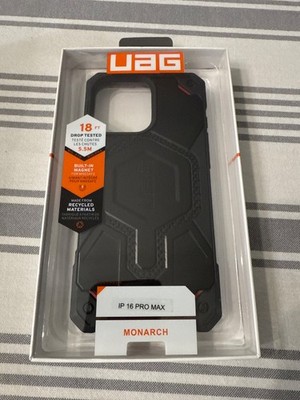 uag monarch pro black for iphone 16 pro max