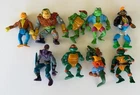 Vintage 80’s Lot of 9 Teenage Mutant Ninja Turtles TMNT Playmates Figures READ