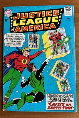 Justice League of America #22 (DC Comics 1963) Crisis In Earth-Two 6.0 Fine