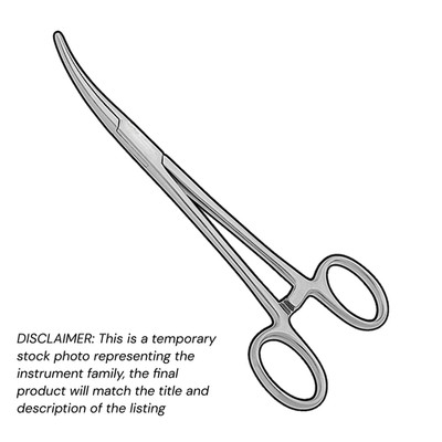 5 pcs Crile Hemostat Forceps 5.5'' Curved Delicate Jaws Stainless XPRS OR Grade
