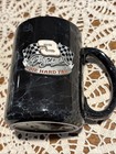 Vintage Dale Earnhardt Coffee Mug Cup NASCAR #3 Black W Raised Metal Emblem — photo 2