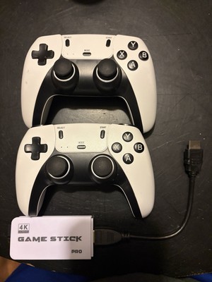 4K Game Stick Pro Retro Console Wireless Controllers 20,000+ Games Plug & Play