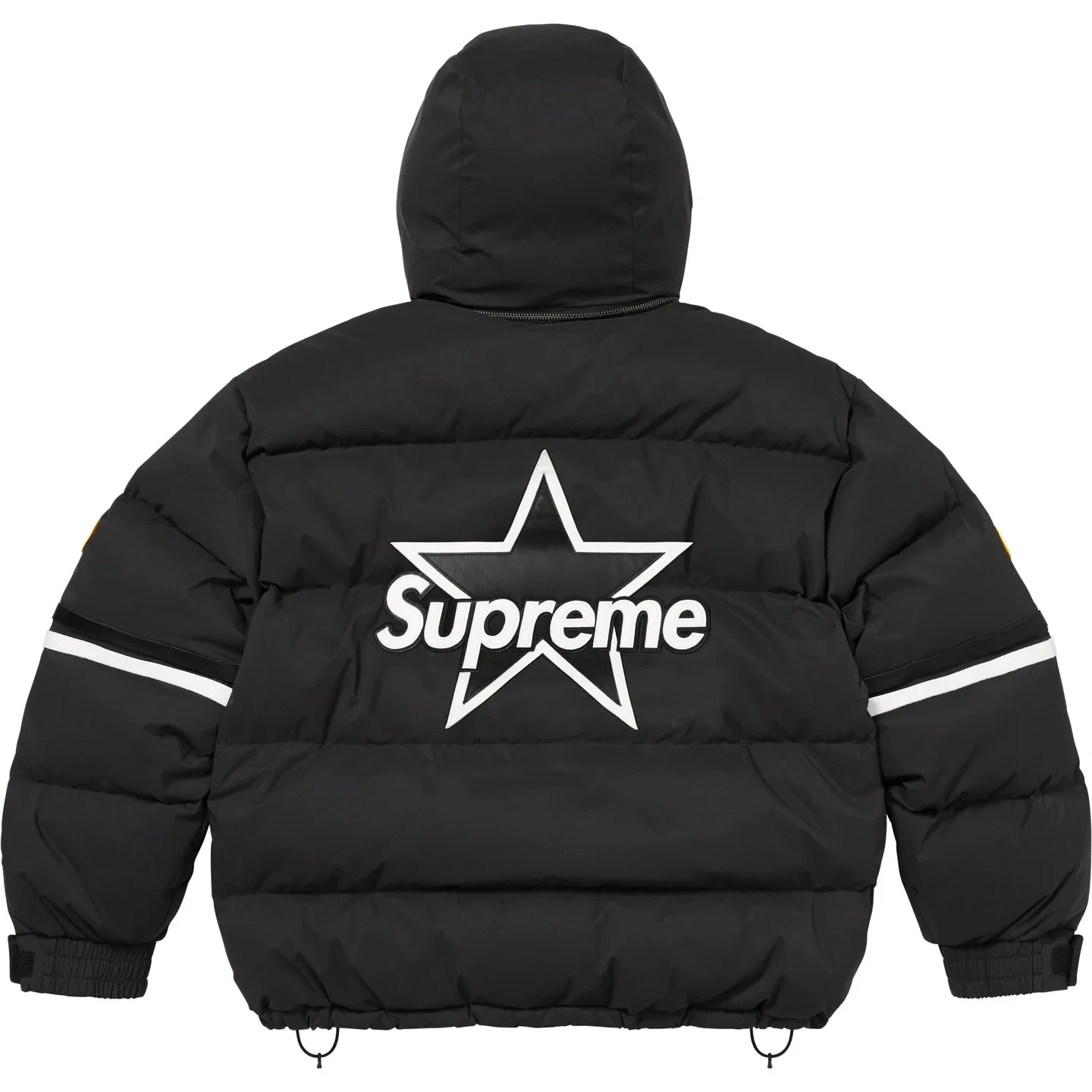 Supreme Vanson Leathers Cordura Down Jacket in Black - Size XL image 4
