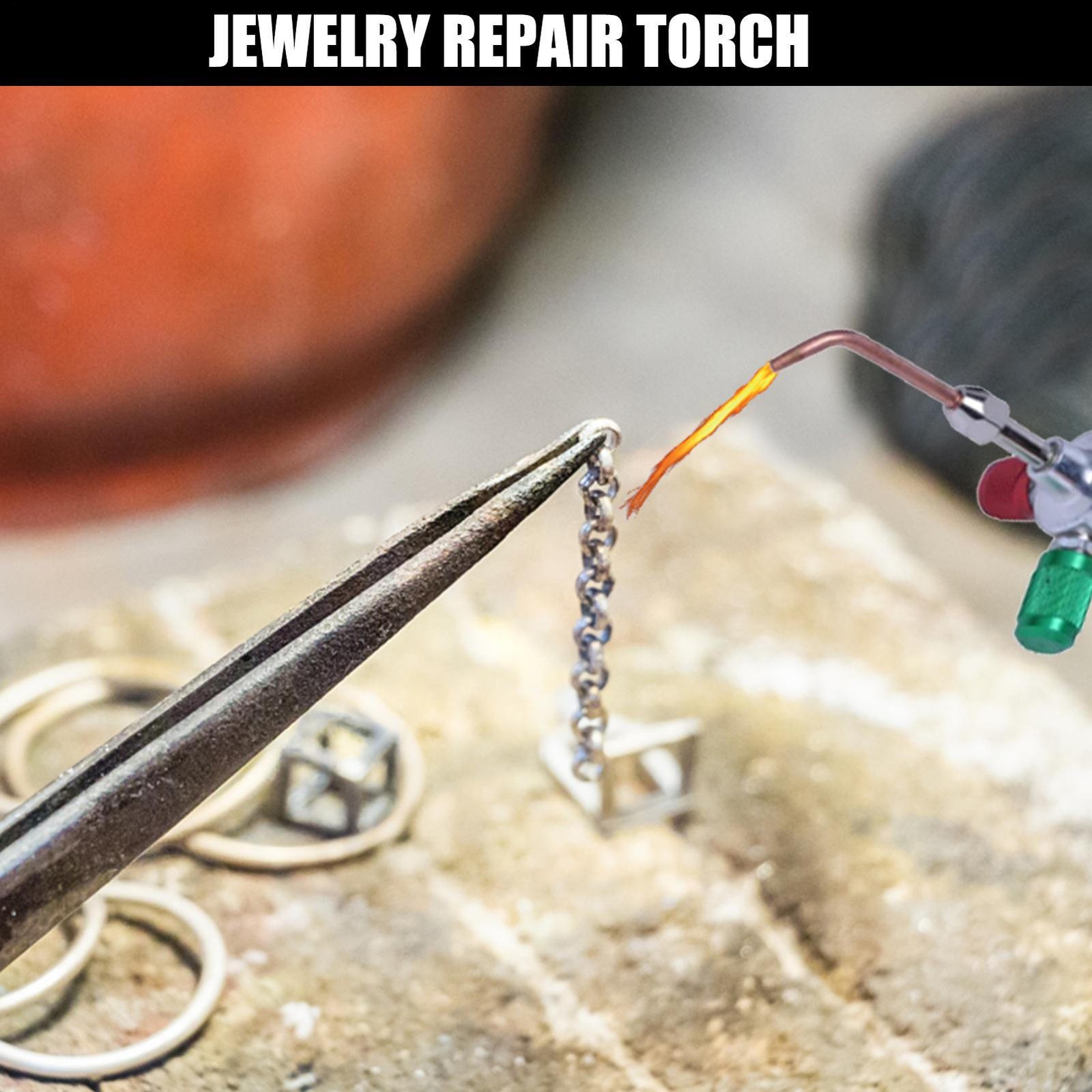 Jewelry Jewelers Liquefied Gas Little Torch Welding Soldering Kit WIth 5Pcs Tips