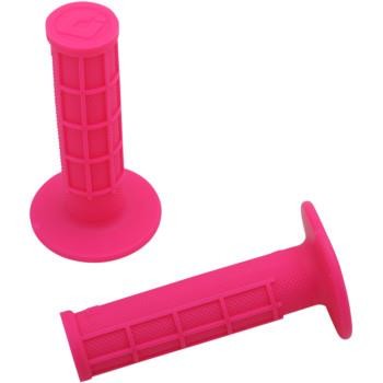 ODI Ruffian MX Half Waffle Single-Ply Motorcycle Grip PINK 7/8'' H01RFP