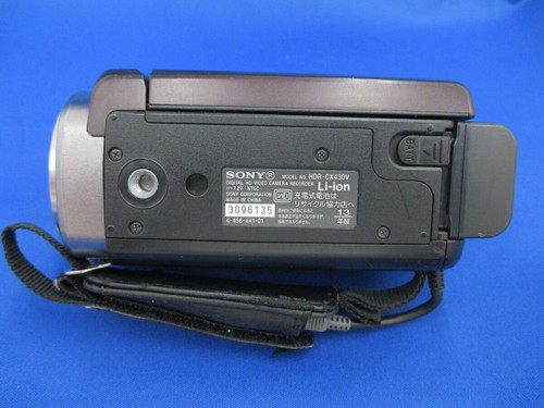 SONY HDR-CX430V Digital HD Video Camera Recorder Handycam Brown w/AC adapter - Picture 3 of 3