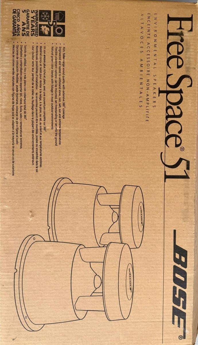 Bose FreeSpace 51 Outdoor Speakers - Green for sale online | eBay