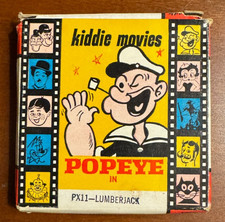 Vintage 8mm Kiddie Movies Popeye in Lumberjack PX11