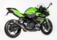 Shark SRC 4 Auspuff Carbon Passend FüR Kawasaki Ninja 400 2022-2024