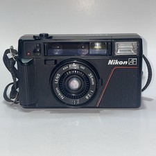 Nikon L35 AF PIKAICHI 35mm Point Shoot Film Camera Pre Owned READ