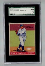 1933 Goudey #171 Charley Jamieson Cleveland Indians SGC 3 VG