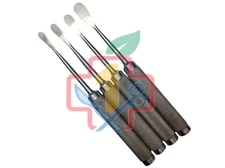 Orthopedic Cobb Spinal Elevators Curved 4 Pieces Set High Quality