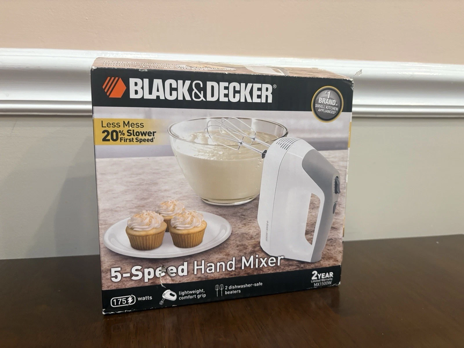 BLACK+DECKER Lightweight Hand Mixer, White, MX1500W Brand New Open Box
Opens in a new window or tab