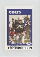 1992 Diamond NFL Superstars Stickers Eric Dickerson #28 HOF 0w6