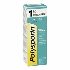 POLYSPORIN 1% Hydrocortisone Anti-Itch Cream ...